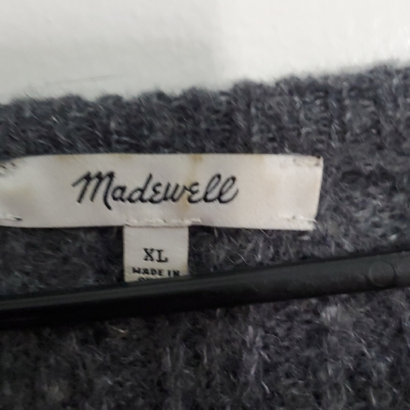 Madewell Heather Gray Knit Sweater - Picture 2 of 7